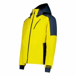 Herren-Skijacke aus Twill mit Kapuze