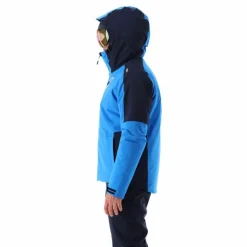 Herren-Skijacke aus Twill mit Kapuze