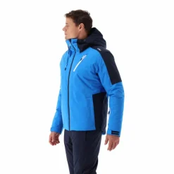 Herren-Skijacke aus Twill mit Kapuze