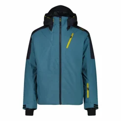 Herren-Skijacke aus Twill mit Kapuze