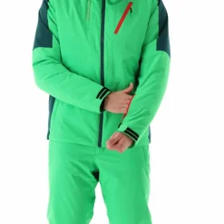 Herren-Skijacke aus Twill mit Kapuze