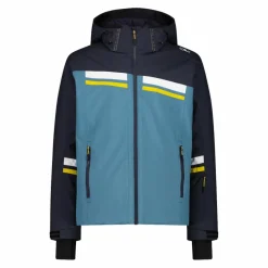 Herren-Skijacke aus Twill mit Kapuze