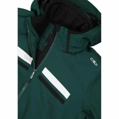 Herren-Skijacke aus Twill mit Kapuze