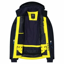 Herren-Skijacke aus Twill mit Kapuze