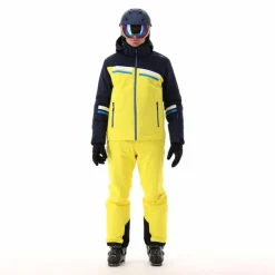 Herren-Skijacke aus Twill mit Kapuze