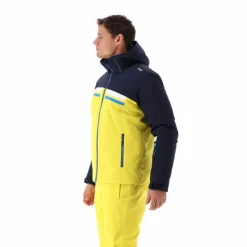 Herren-Skijacke aus Twill mit Kapuze