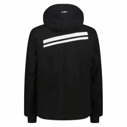 Herren-Skijacke aus Twill mit Kapuze