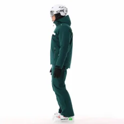 Herren-Skijacke aus Twill mit Kapuze