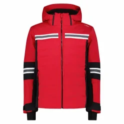 Herren-Skijacke aus 4-Way-Stretch-Twill mit Kapuze