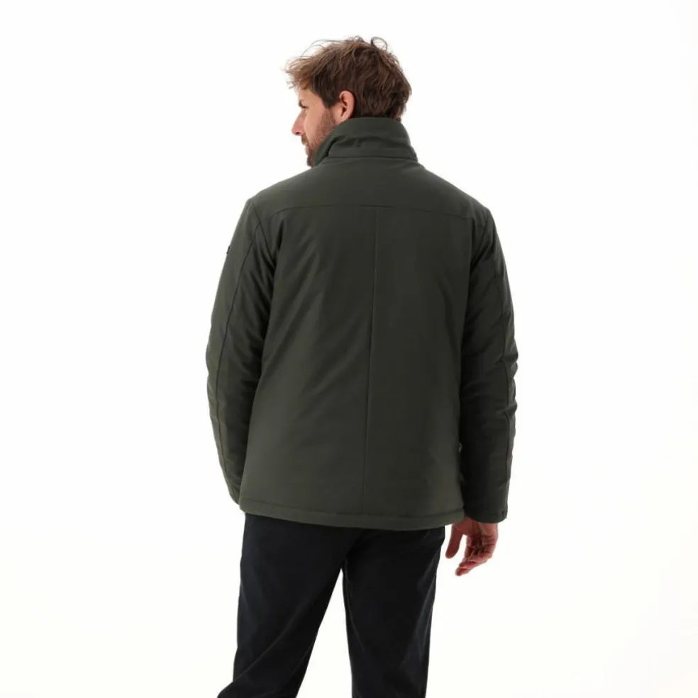 Herren-Softshell-Jacke mit Innenwattierung