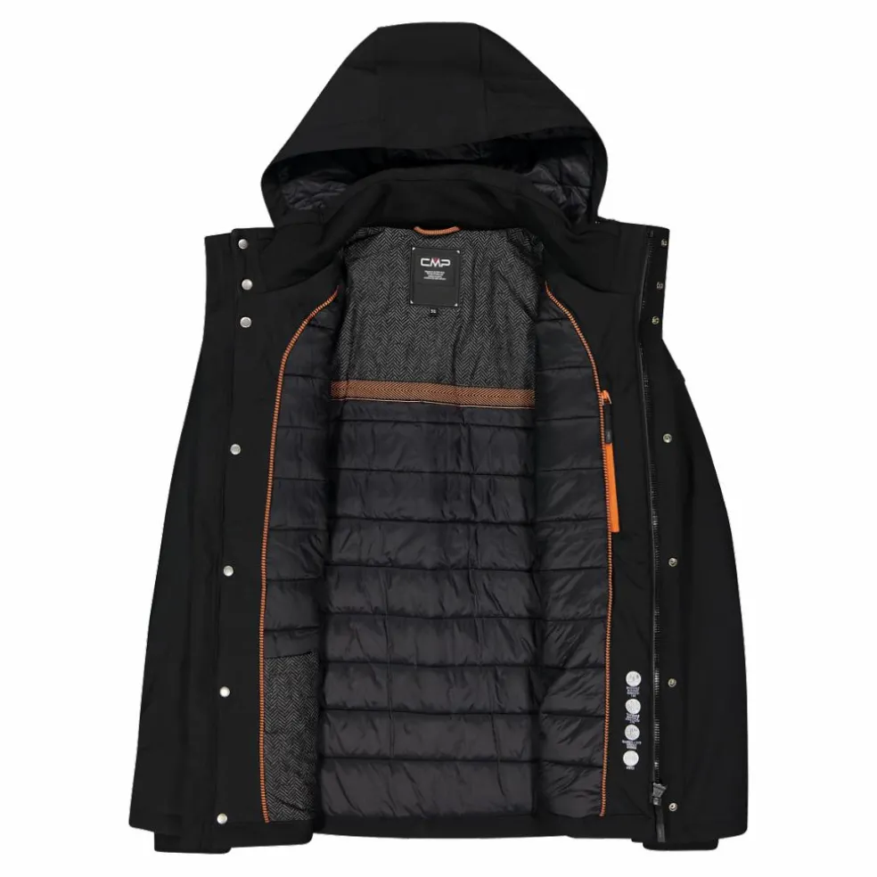 Herren-Softshell-Jacke mit Innenwattierung