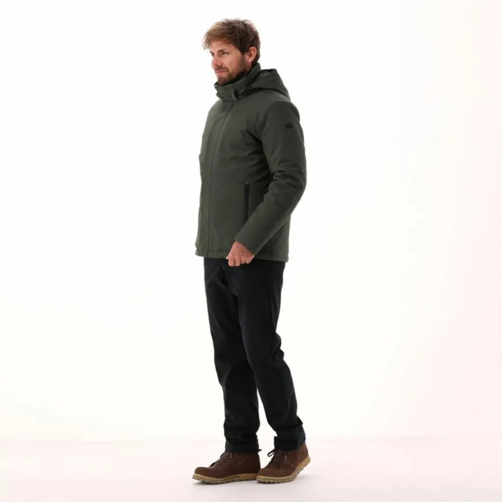 Herren-Softshell-Jacke mit Innenwattierung