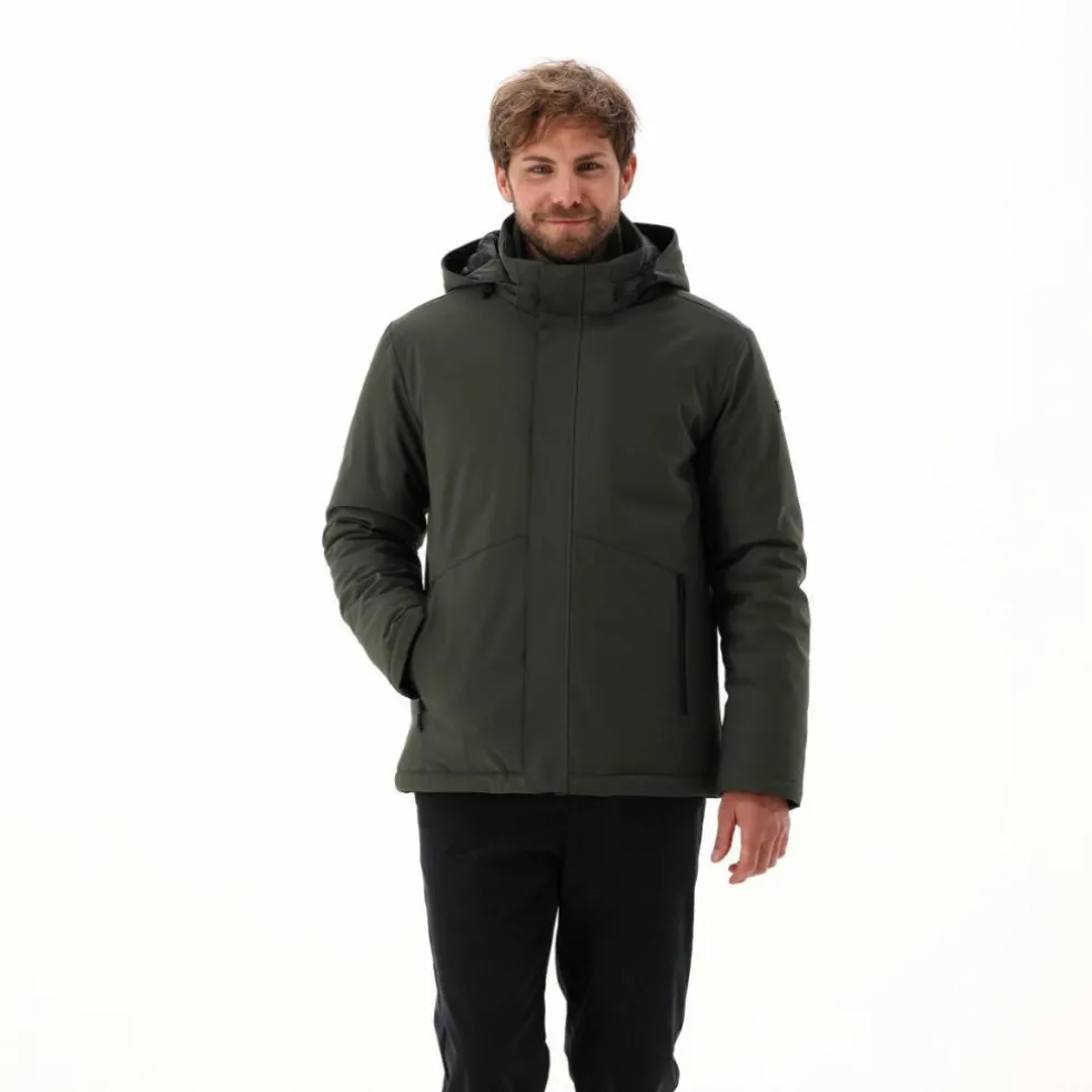 Herren-Softshell-Jacke mit Innenwattierung