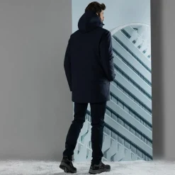 Herren-Softshell-Parka mit Innenwattierung