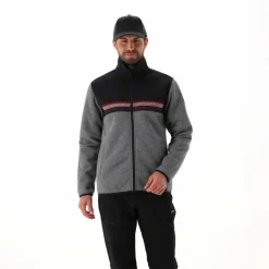 Herren-Sweatshirt aus Knit-Tech-Fleece mit Reißverschluss