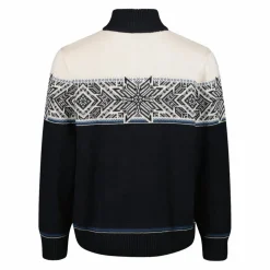 Herren-Sweatshirt mit halbem Reißverschluss in Wooltech