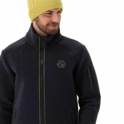 Herren-Sweatshirt mit Reißverschluss aus Knit Tech