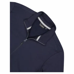 Herren-Sweatshirt Stretch mit durchgehendem Reißverschluss