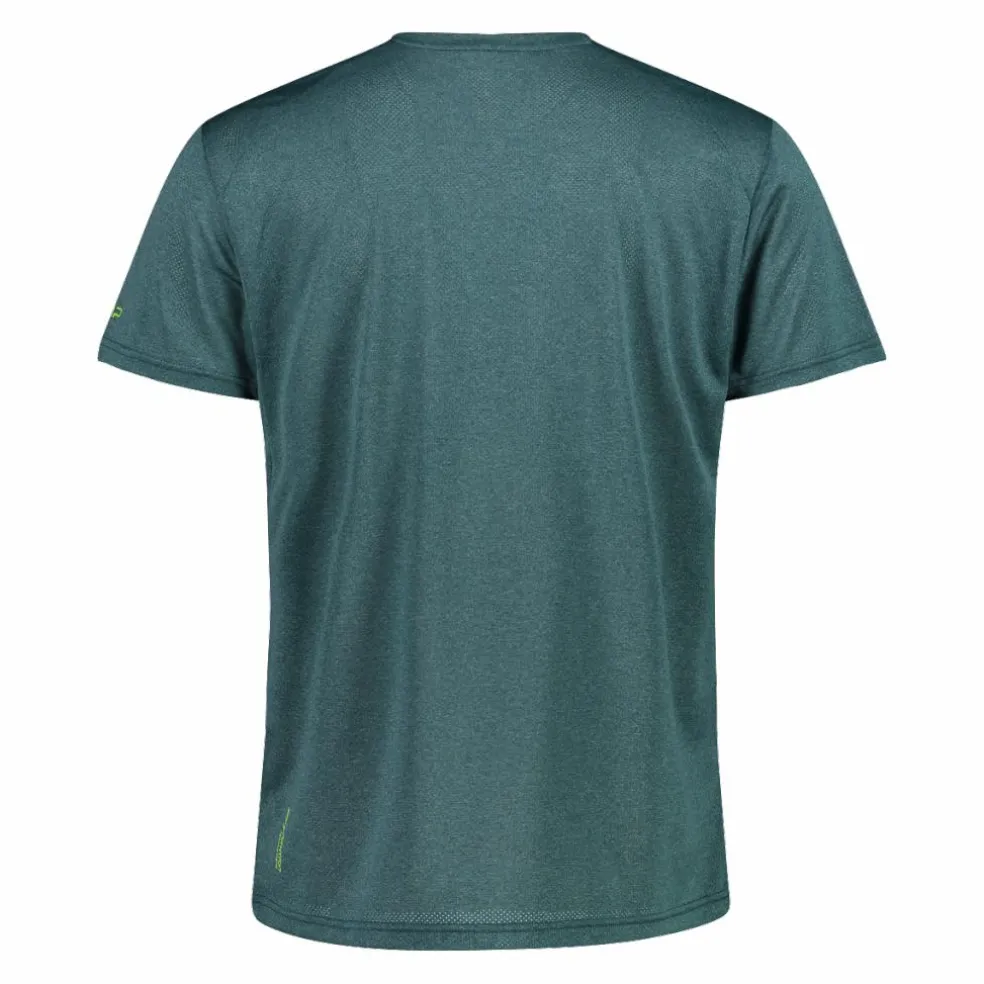 Herren-T-Shirt aus Melange Stretch Jersey