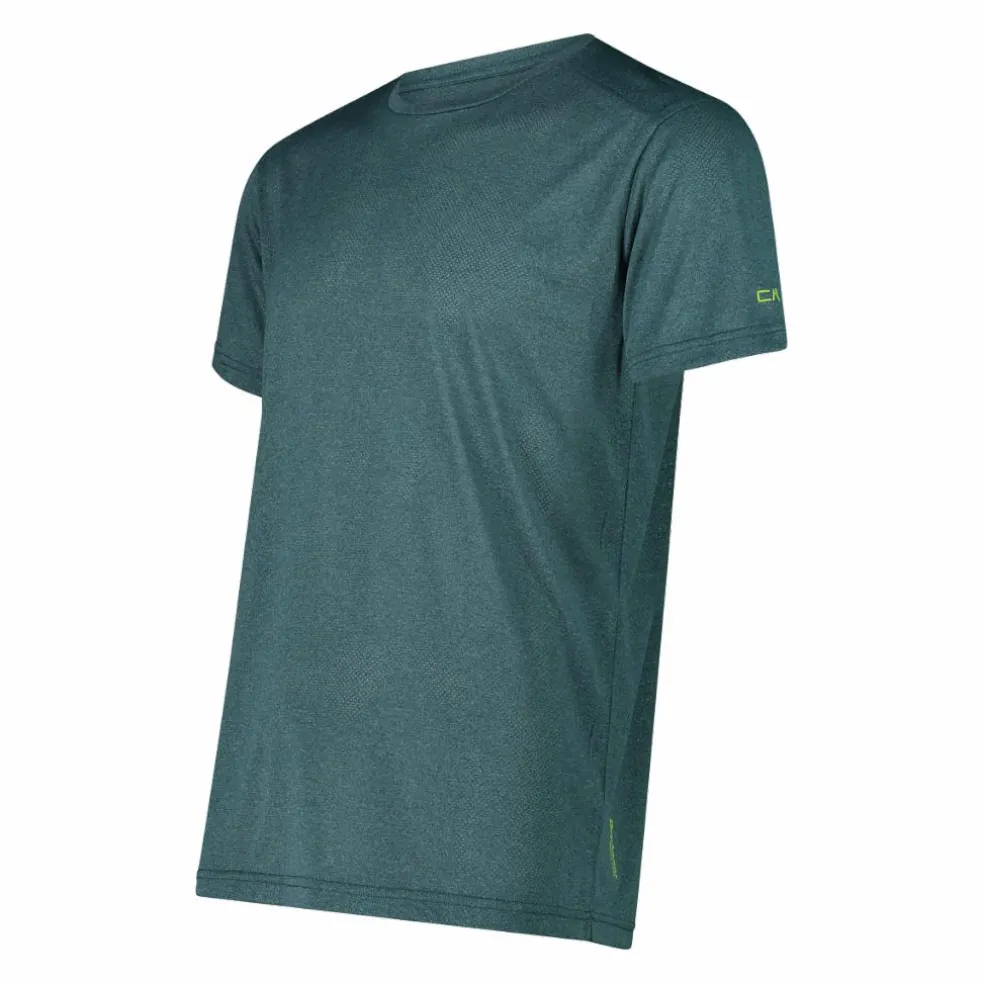 Herren-T-Shirt aus Melange Stretch Jersey