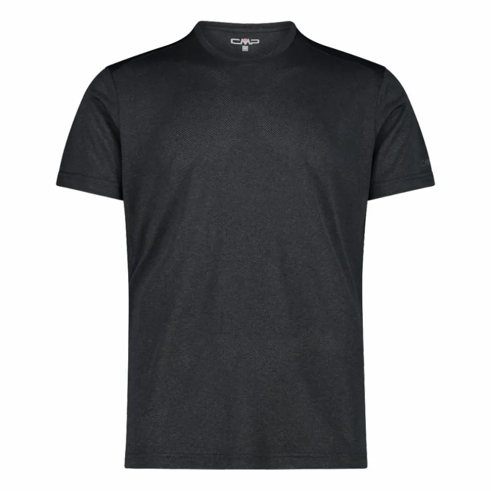 Herren-T-Shirt aus Melange Stretch Jersey