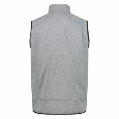 Herrenweste aus schweres Knit-Tech Fleece mit hitzeversiegelter Tasche