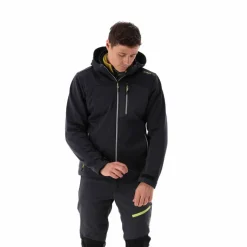 Herrenweste aus schweres Knit-Tech Fleece mit hitzeversiegelter Tasche