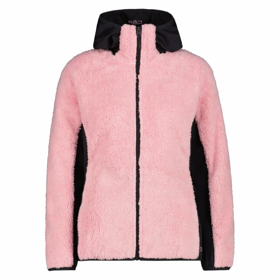 Highloft-Fleecejacke für Damen mit Kapuze