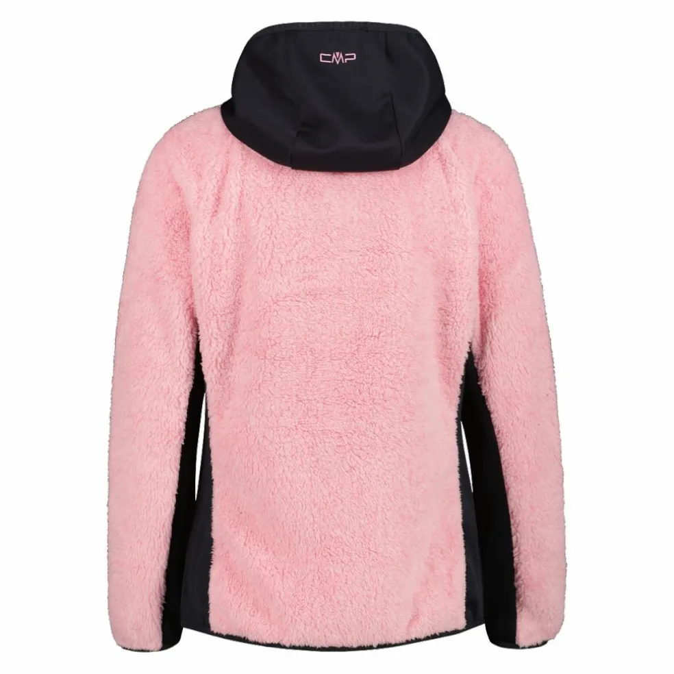 Highloft-Fleecejacke für Damen mit Kapuze