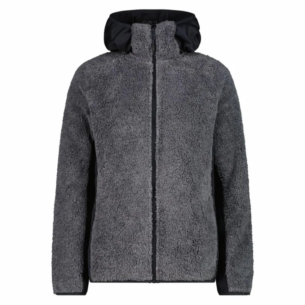 Highloft-Fleecejacke für Damen mit Kapuze