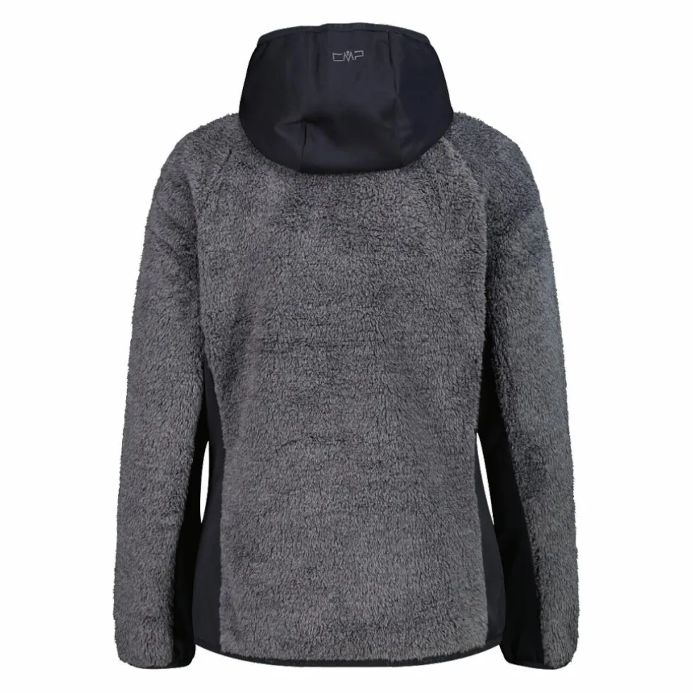 Highloft-Fleecejacke für Damen mit Kapuze