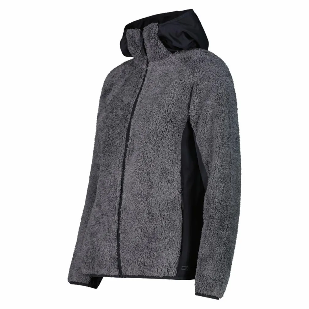 Highloft-Fleecejacke für Damen mit Kapuze
