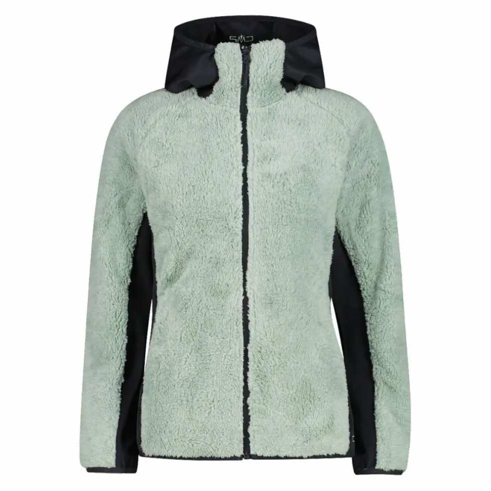 Highloft-Fleecejacke für Damen mit Kapuze