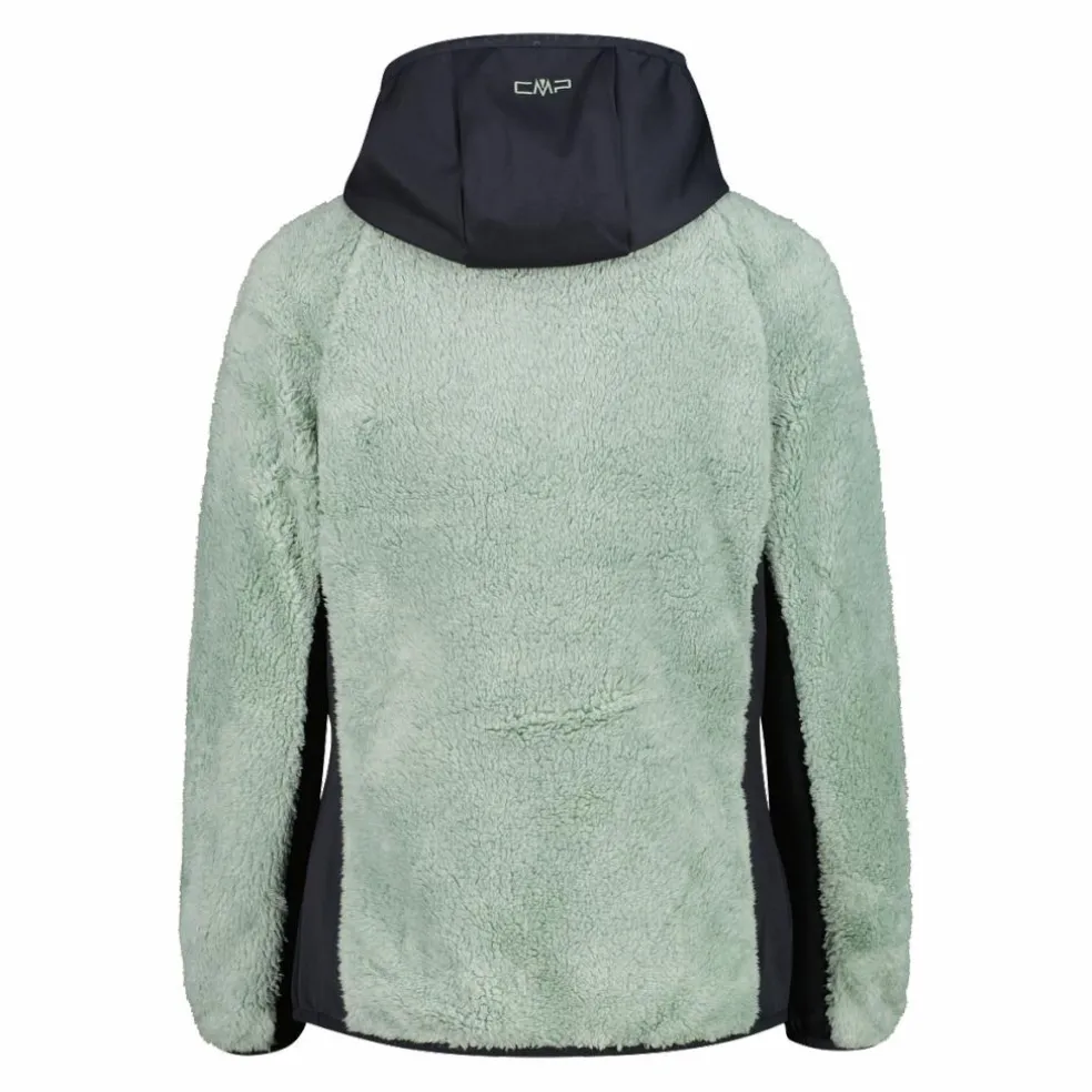 Highloft-Fleecejacke für Damen mit Kapuze