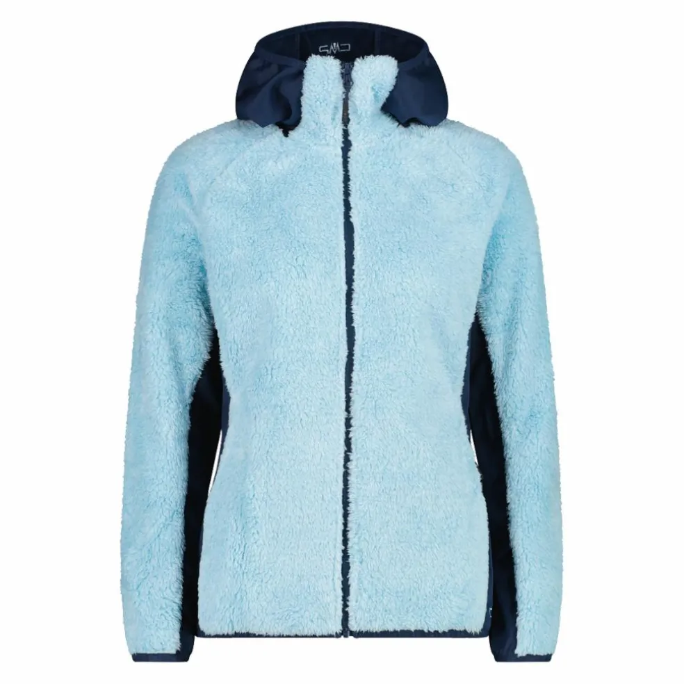 Highloft-Fleecejacke für Damen mit Kapuze