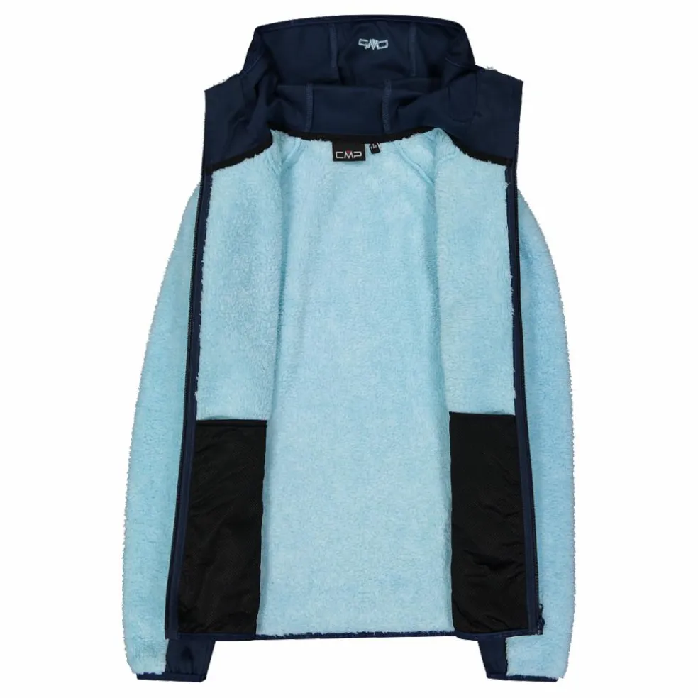 Highloft-Fleecejacke für Damen mit Kapuze