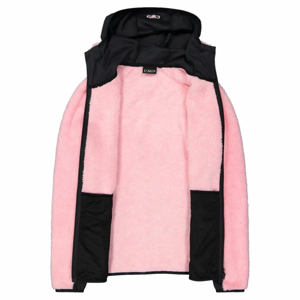 Highloft-Fleecejacke für Damen mit Kapuze