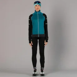 Hybride Damenjacke mit abnehmbaren ärmeln