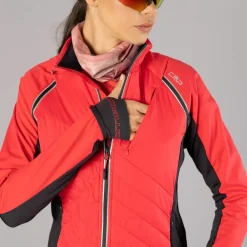 Hybride Damenjacke mit abnehmbaren ärmeln