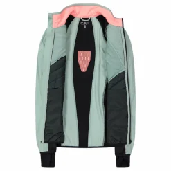 Hybride Damenjacke mit abnehmbaren ärmeln