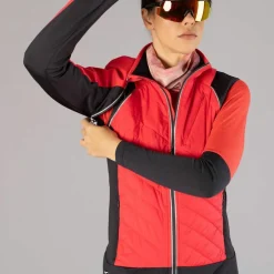 Hybride Damenjacke mit abnehmbaren ärmeln