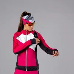 Hybride Damenjacke mit abnehmbaren ärmeln