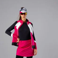 Hybride Damenjacke mit abnehmbaren ärmeln