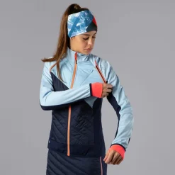 Hybride Damenjacke mit abnehmbaren ärmeln