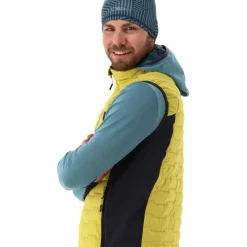 Hybride Herrenweste, wattiert mit PrimaLoft Black Thermoplume Unlimitech