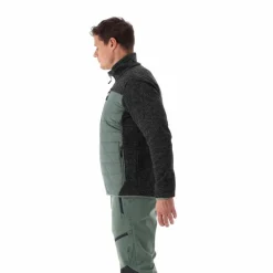 Hybrid-Fleecejacke für Herren aus Knit Tech Melange