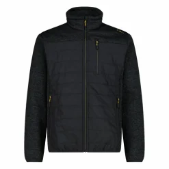 Hybrid-Fleecejacke für Herren aus Knit Tech Melange