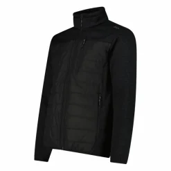 Hybrid-Fleecejacke für Herren aus Knit Tech Melange