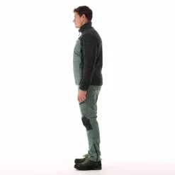 Hybrid-Fleecejacke für Herren aus Knit Tech Melange