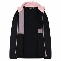 Hybrid-Fleecejacke mit Reißverschluss für Damen aus Knit Tech